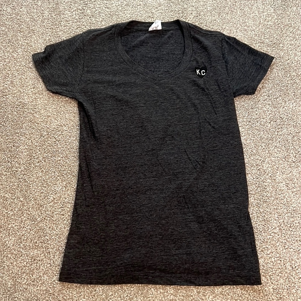 Charlie Hustle KC v-neck shirt